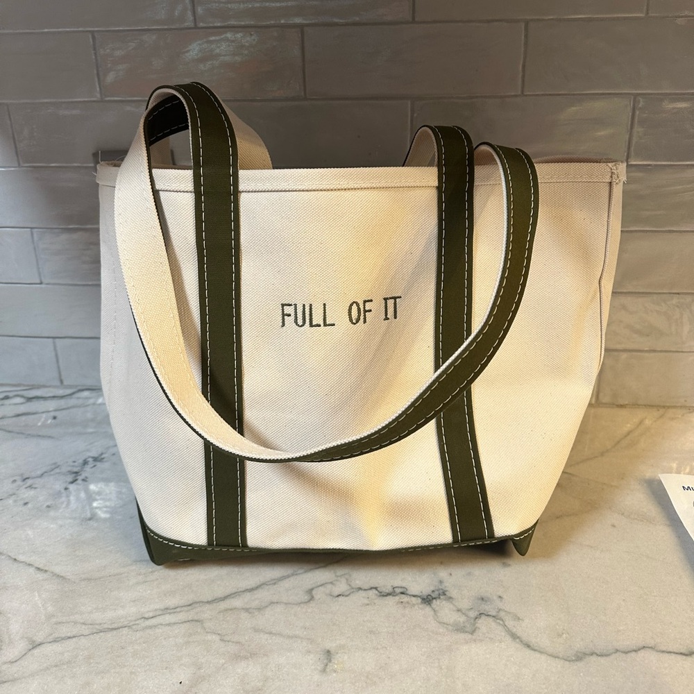 LL Bean boat and tote open top Medium